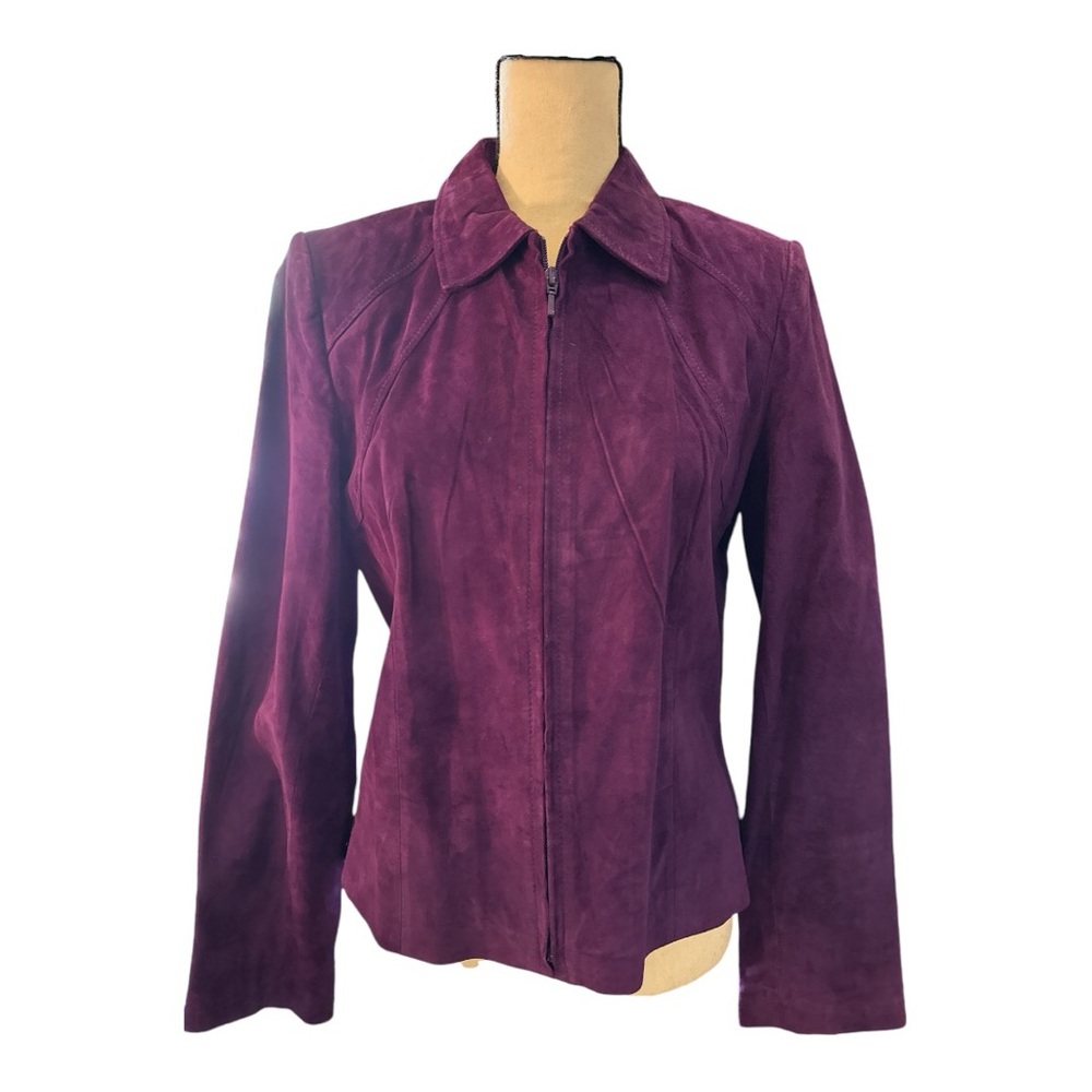 Purple suede Jacket